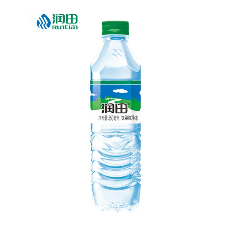 润田550ml*24瓶  饮用水纯净水瓶装整件 原味