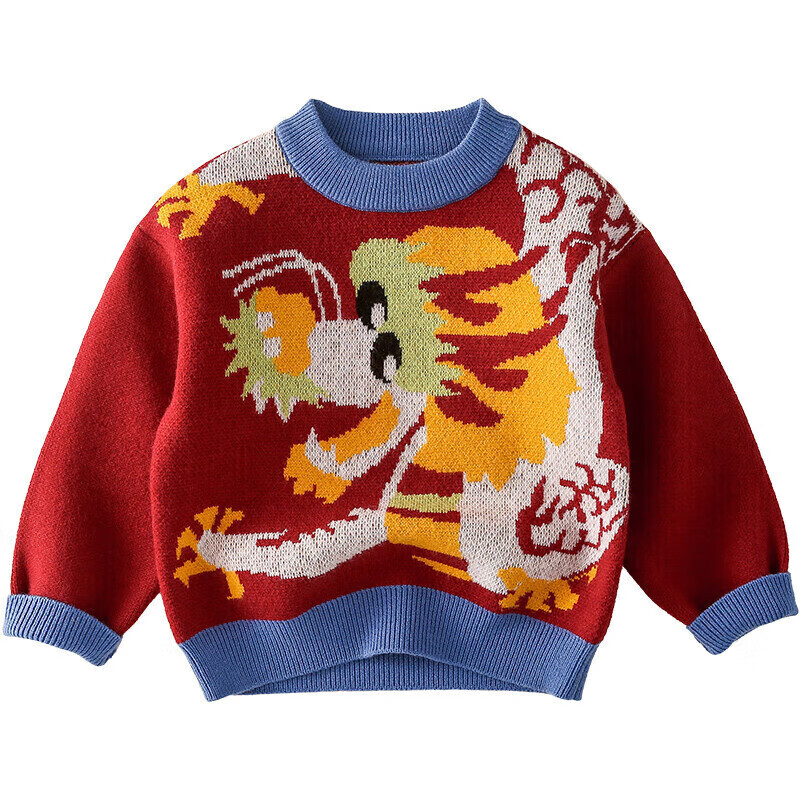 棉花堂儿童圆领毛衣2023冬季新款使用舒适度如何？评测报告分享？