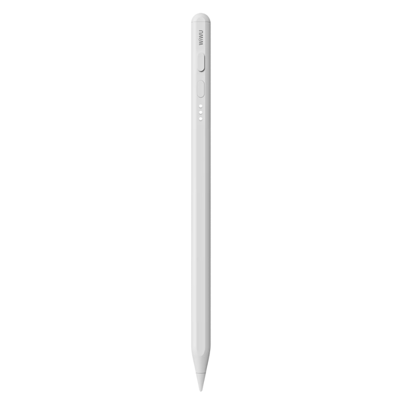 WIWU電容筆ipad觸控筆適用于蘋(píng)果手寫(xiě)觸屏mini6/air4/pro20平板pencil一二代 9Pro屏顯【實(shí)時(shí)電量顯示/傾斜壓感/全屏防誤觸】