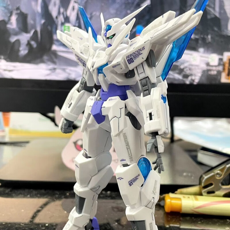 集模社hgbf冰川瞬变高达 龙年限定版1/144 高达拼装模型摆件 单模型