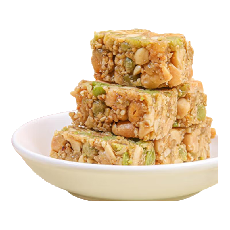 王老五重慶門店特產(chǎn)狗屎糖458g紅布袋成都小吃零食花生酥糖四川伴手禮 重慶紅布袋狗屎糖458g-原味