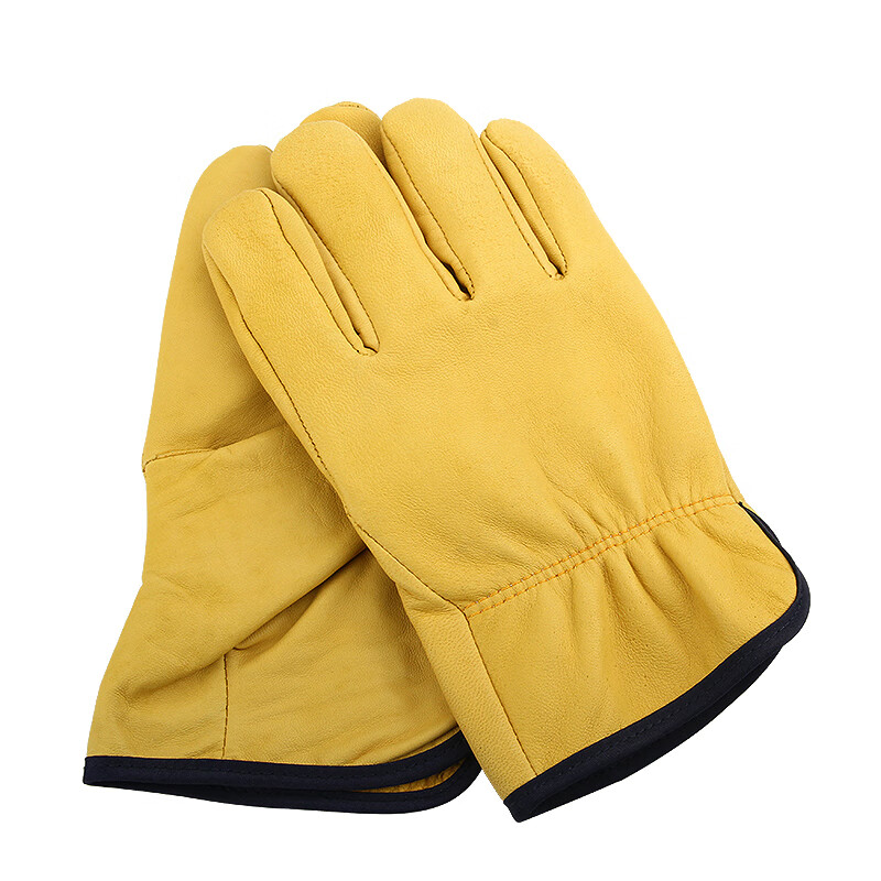 电焊专用羊皮手套隔热亲肤防烫焊接手套焊工耐磨耐用劳保防护手套