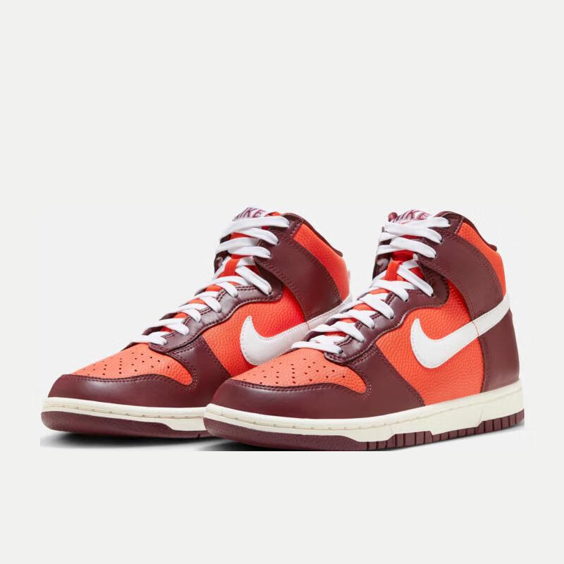 nike耐克nike dunk high 女子运动鞋大童休闲鞋 fj2263-600 35.5码