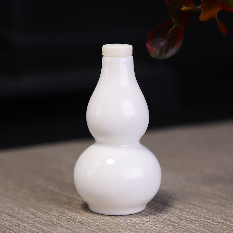 颜莱 古代药瓶 迷你陶瓷葫芦瓶面霜 沉香粉药丸茶叶罐 便携随身小瓷瓶