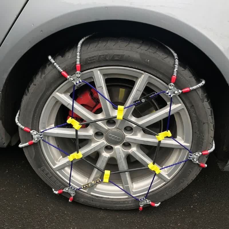 润冰楠美国scc钢丝绳防滑链越野汽车轮胎防滑链条雪地防滑链轿车不伤