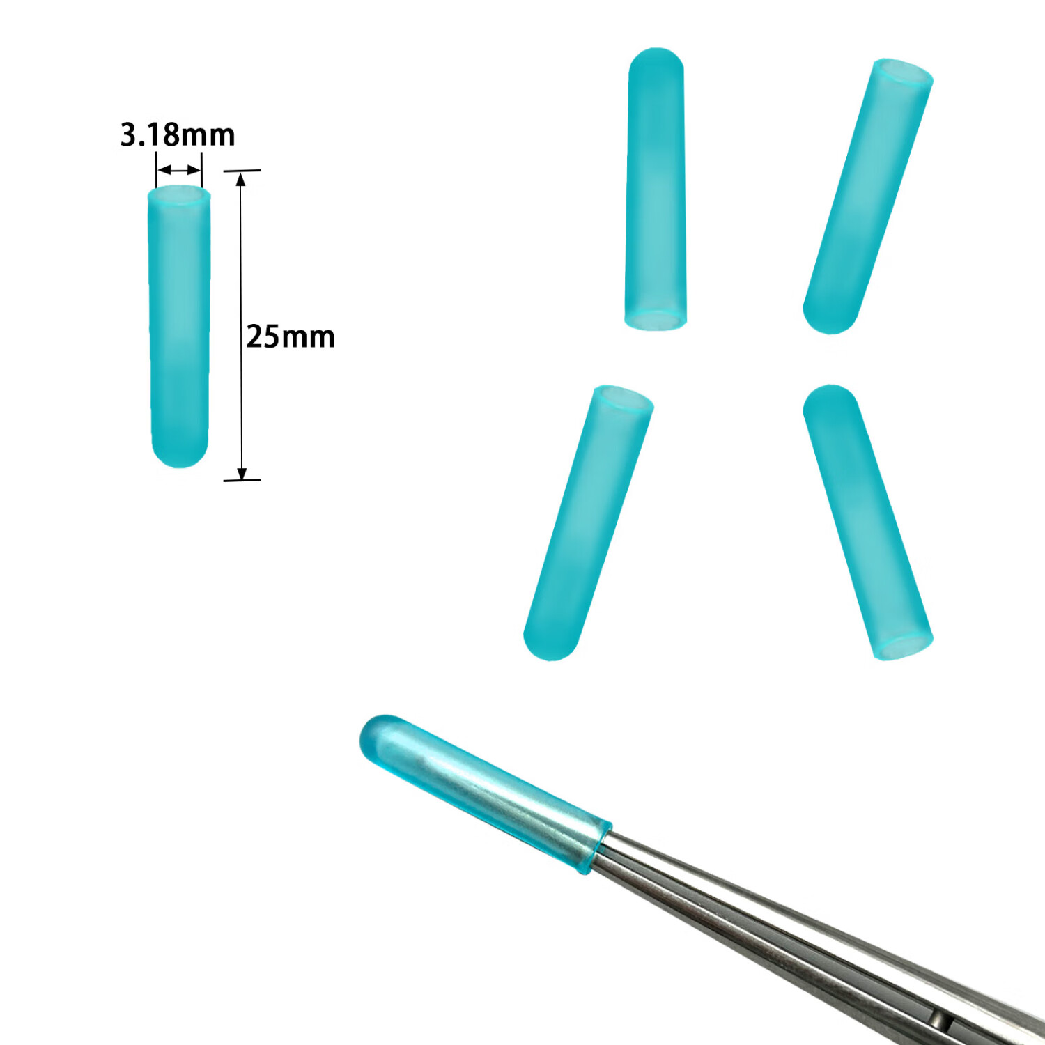 ement尖端保护帽手术器械尖端克氏针保护套腔镜头外科耐高温弹性一次