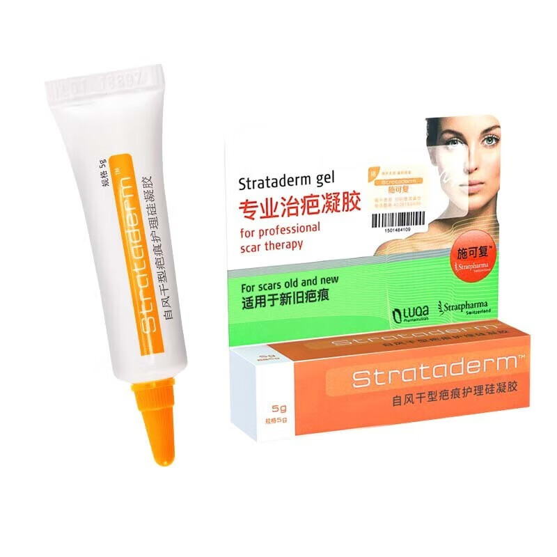 施可复(strataderm)  自风干型疤痕护理硅凝胶祛疤膏 5克/支