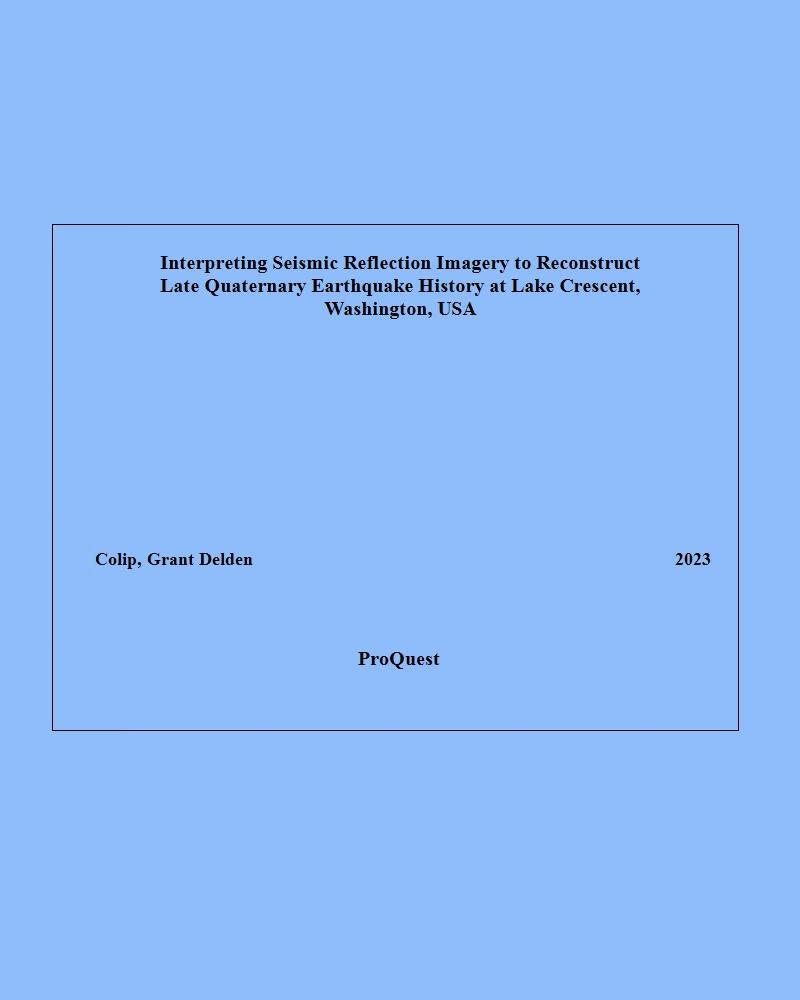 预订 国外英文学位论文interpreting seismic reflection