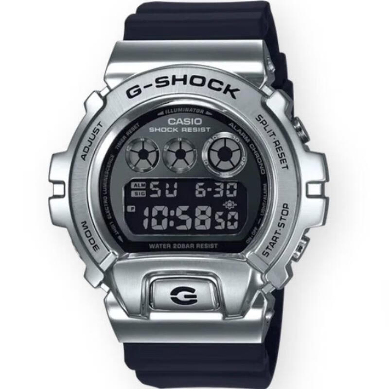卡西欧(casio)卡西欧电子表 gm6900-1男士三眼小钢炮钢铁之心多功能