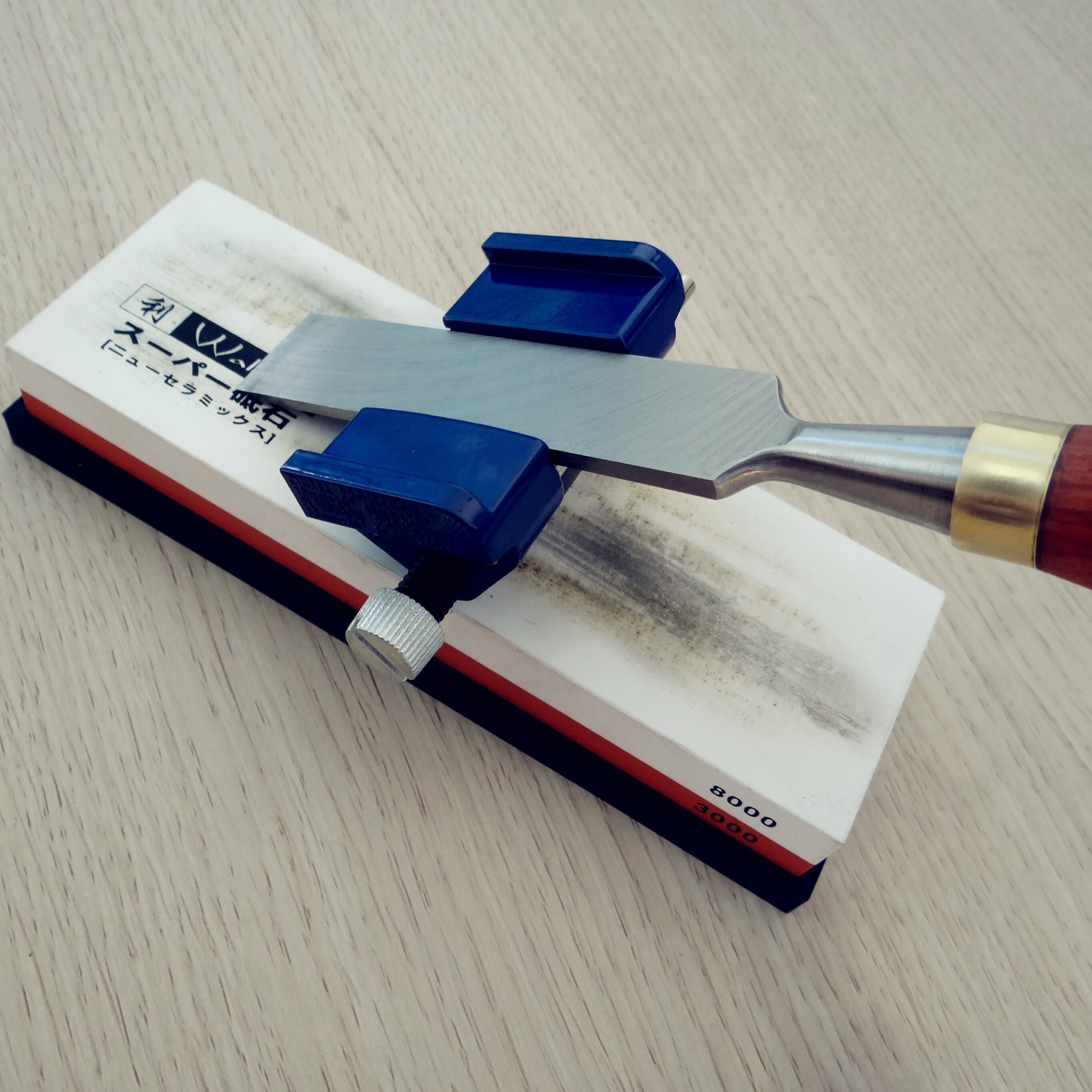 简梓磨刨刀新手刨刃手动磨刀定角器磨凿子扁铲铲子定角磨刀器木工工具