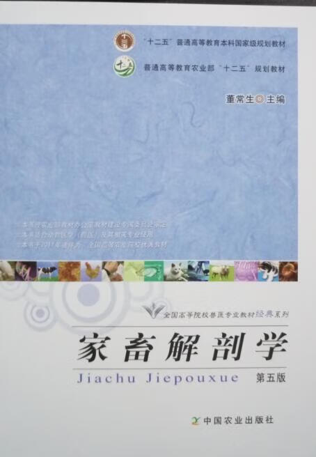 家畜解剖学【正版书籍,畅读优品】