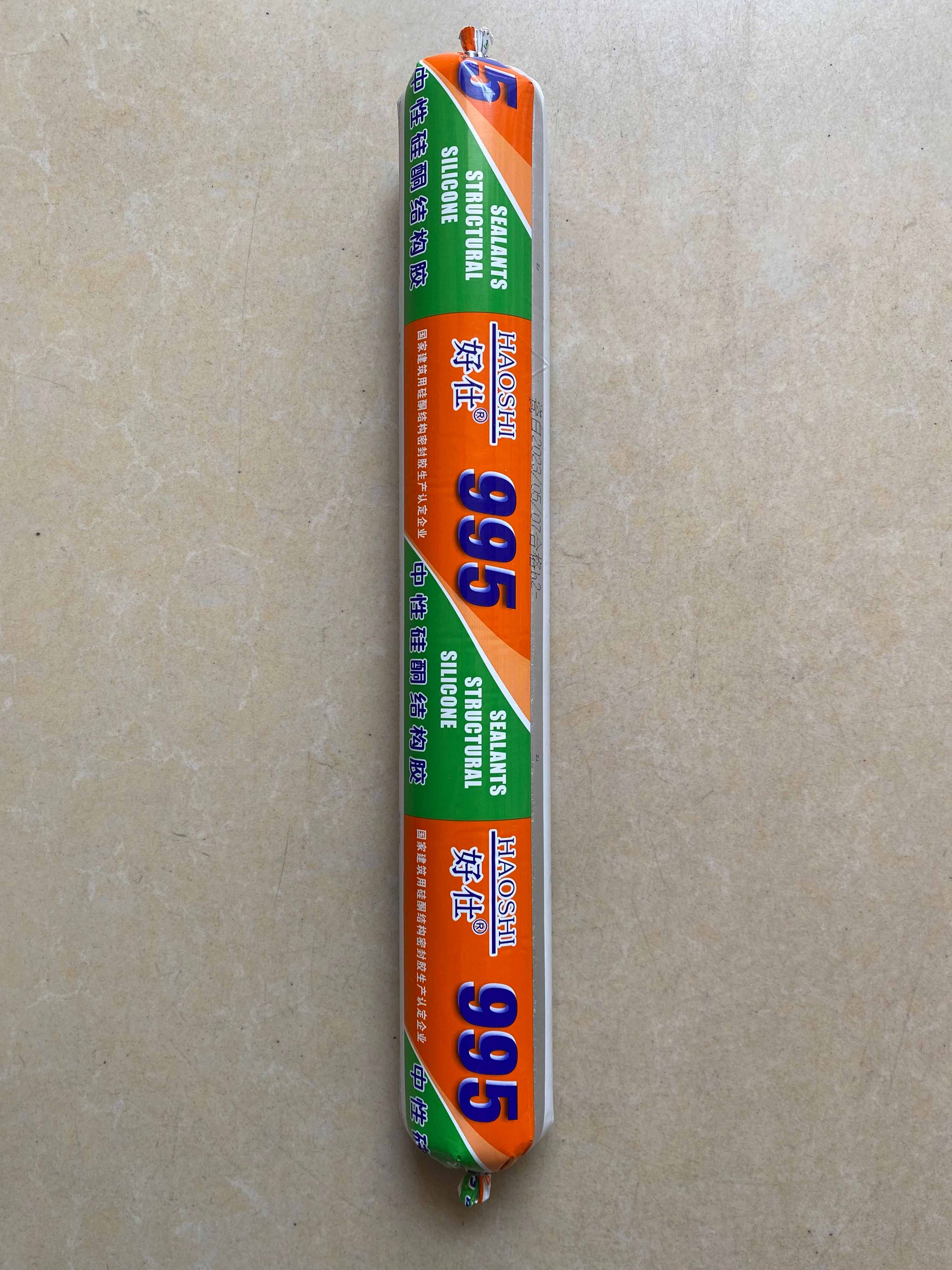 好仕995结构胶幕墙胶室外耐候密封胶石材胶门窗胶铝塑板填缝硅胶 白色