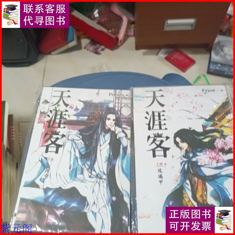 天涯客 上(琉璃甲) 下(山河令)2册合售 简体 未开封 南海出版公司