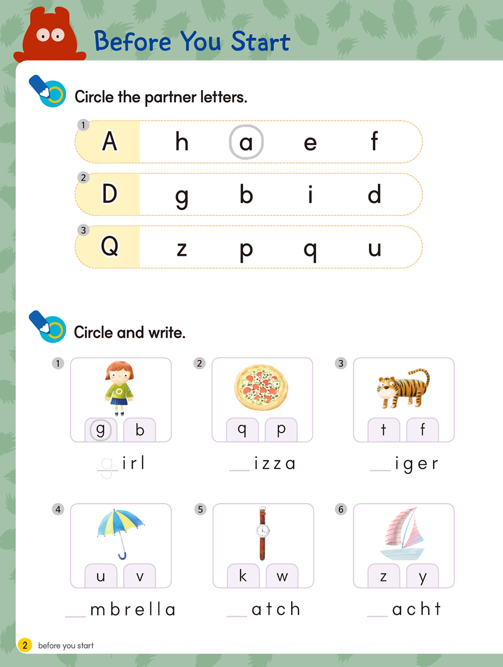 自然拼读phonicsmonster拼读怪兽带app第二版2级学生书 练习册 挂图