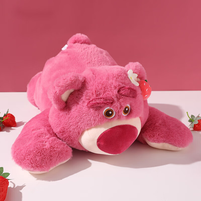 迪士尼(disney)草莓熊公仔玩具总动员毛绒玩偶草莓味礼物送女童女生