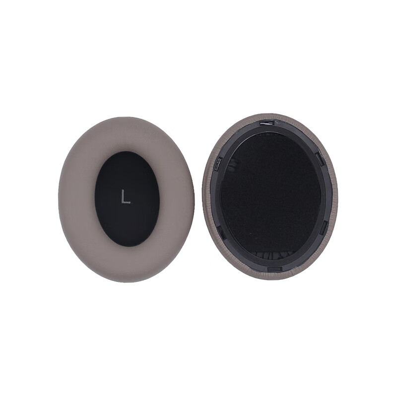 JZEPHF適用Sennheiser森海塞爾MOMENTUM 4耳機套硅膠保護套海綿大饅頭4.0耳罩四代頭梁橫梁耳墊防劃防塵 灰色蛋白皮耳機套