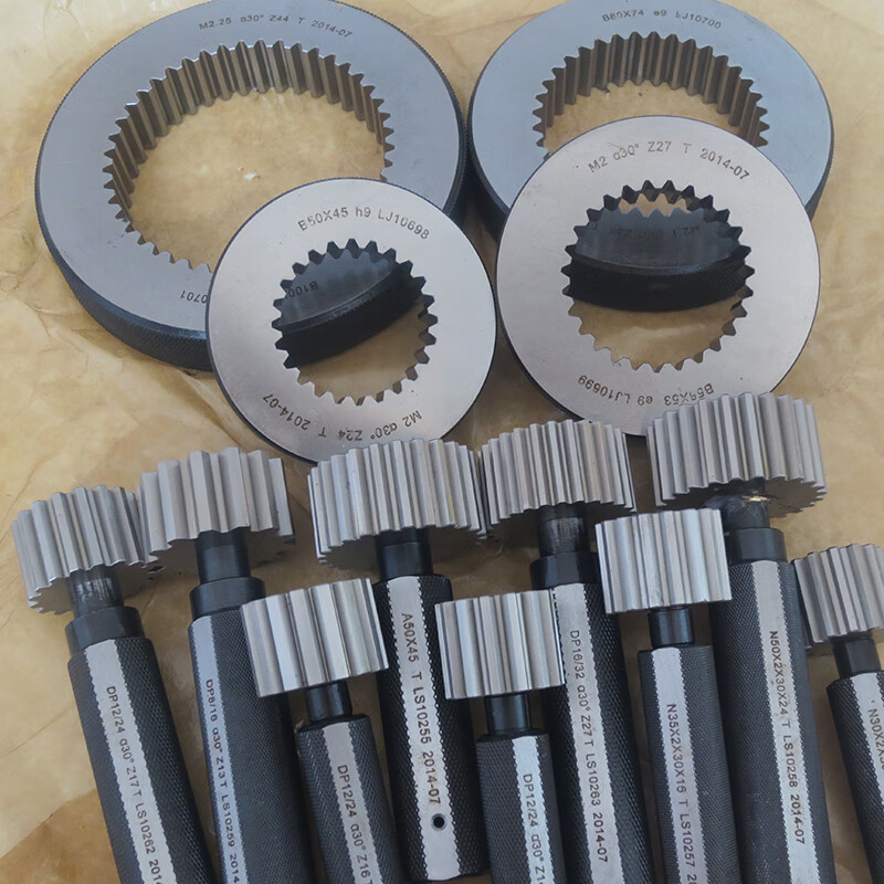 花乐集德标花键环规矩形花键塞规渐开线花键通止规花键芯轴花键磨慢走