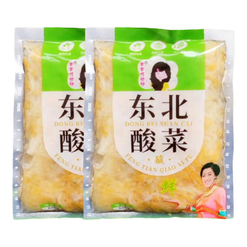 巧媳妇正宗东北农家酸菜丝泡菜手工传统大缸腌制净菜500g/袋 500g*1袋
