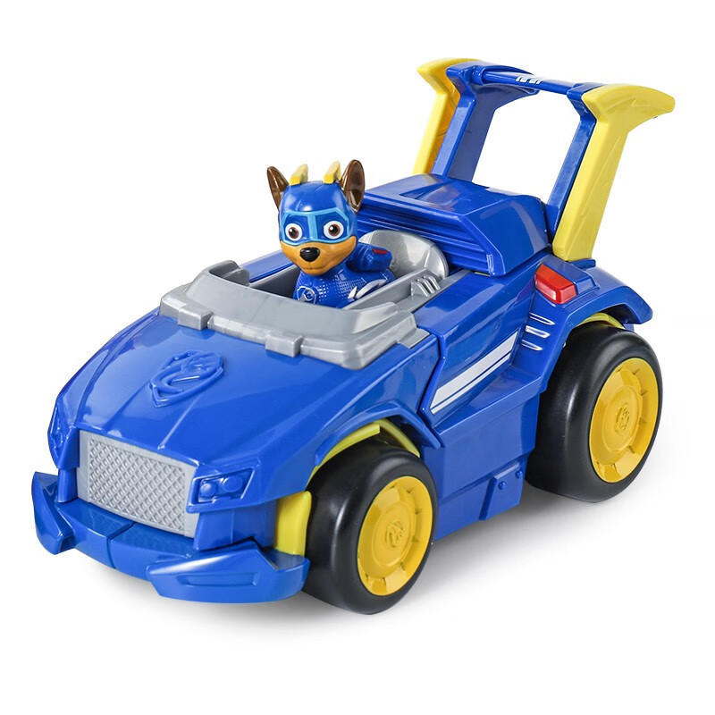汪汪队立大功（PAW PATROL）超能威力狗系列救援队可变形儿童新年礼物玩具车-阿奇
