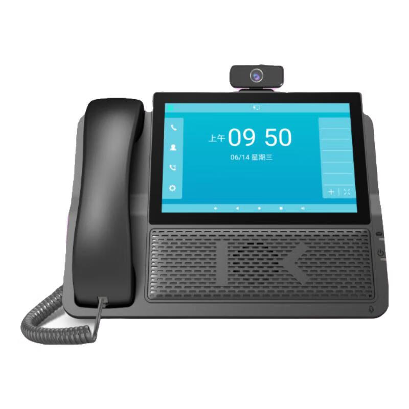大而信(daerxin)s19安卓智能座机ip网路电话机wifi电话大屏录音商用