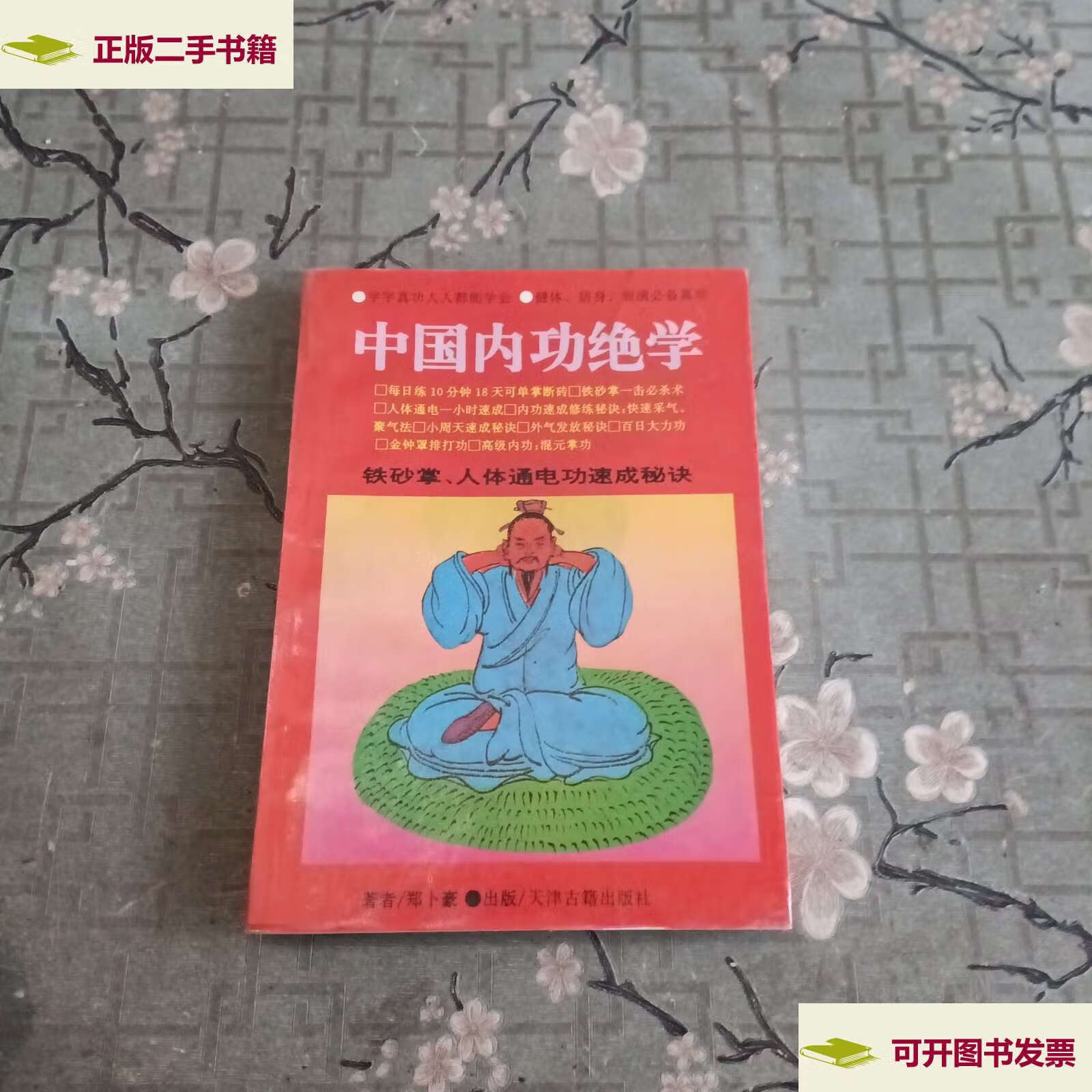 【二手9成新】中国内功绝学(铁砂掌人体通电功速成秘诀) /郑卜豪 天津