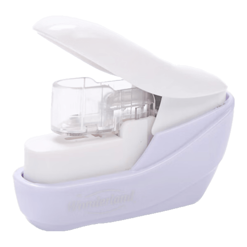 可得優(yōu)無針訂書機學(xué)生訂書器手握小號無釘省力裝訂辦公文具訂4頁	