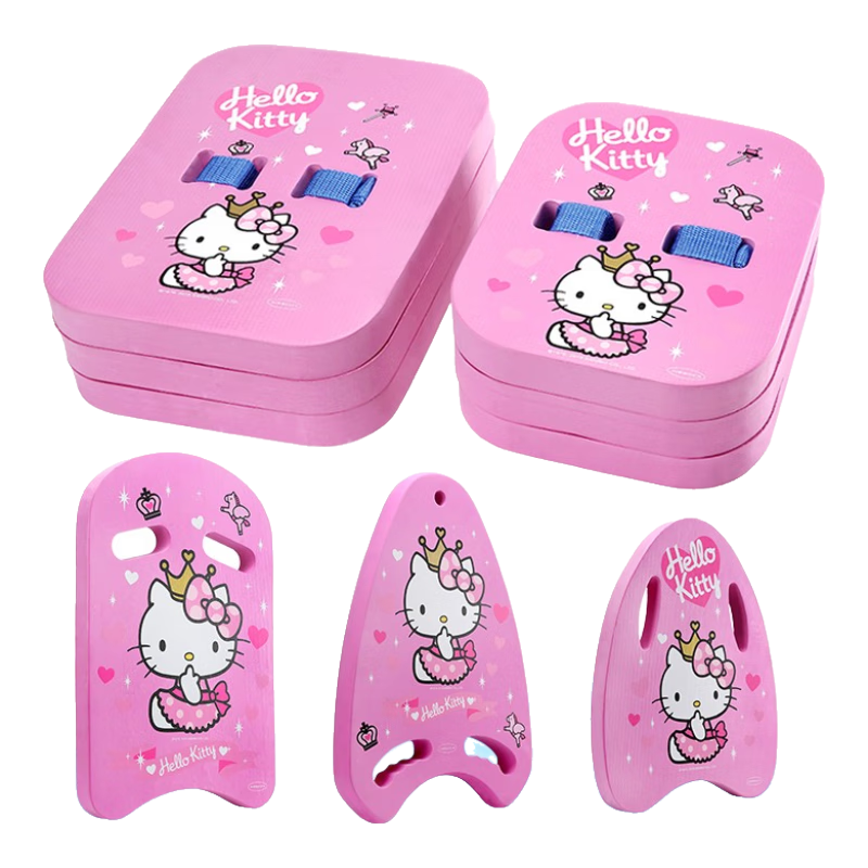 麥斯卡（Mesuca）兒童浮板背漂成人游泳板凱蒂貓 初學(xué)者浮漂輔助學(xué)游泳裝備 KT貓中號背漂—建議50-100斤