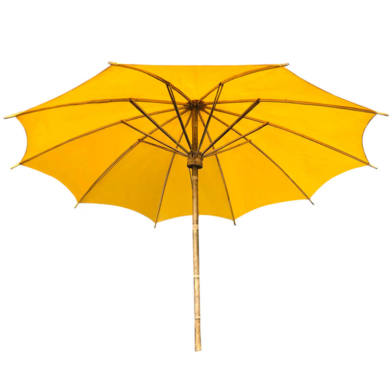 雨伞民国风复古怀旧商铺摆摊景区庭院超大油布 油布伞柠檬黄尺寸为伞