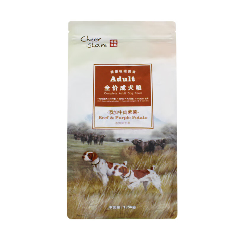 畅享优品畅享猫粮狗粮宠物主粮幼猫奶糕全期粮无谷高肉配方营养猫 趣味多优酪乳幼犬粮1.5kg