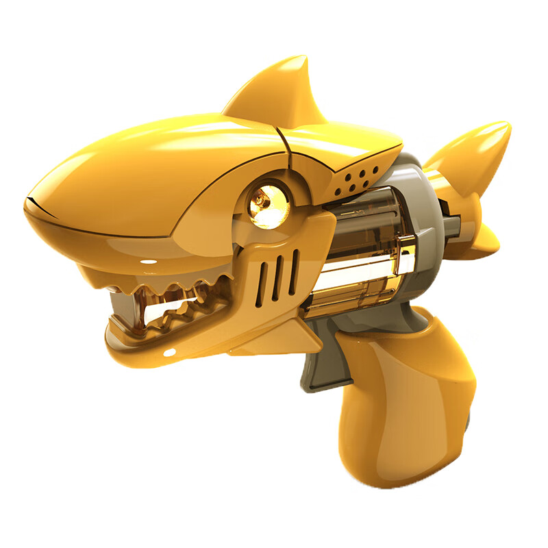 笨笨贝贝卡通恐龙鲨鱼声光枪电动手枪灯光音乐迷你八音枪男孩玩具生日