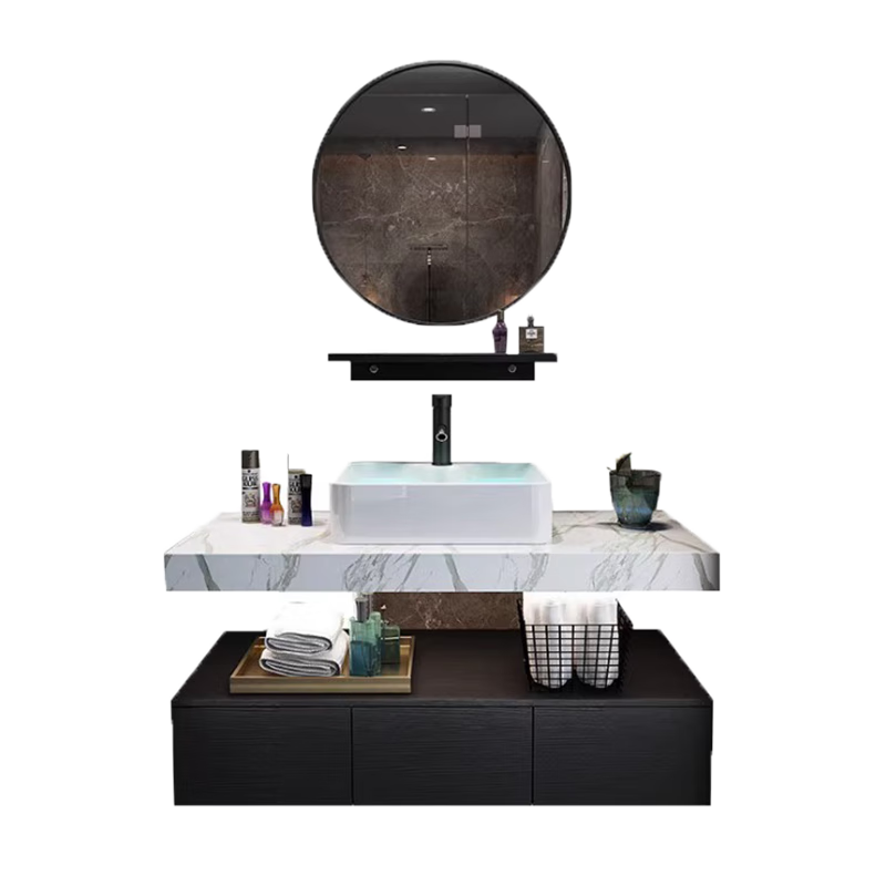 ڲճʵľŷԡҹϾƵСʹʯ̨ϴ̨ϴ +LEDԲ80cm 943.5Ԫ()