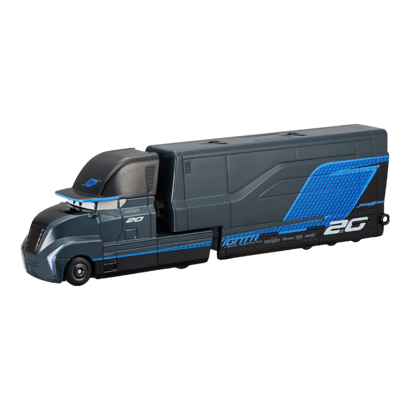 多美(TAKARA TOMY)賽車總動(dòng)員 黑風(fēng)暴裝載卡車 合金車 生日禮物 男孩玩具