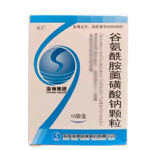 [舍兰] 谷氨酰胺薁磺酸钠颗粒 0.67g*15袋/盒 1盒装