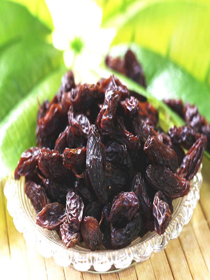 滇初新疆特产新货马奶子带籽有籽大颗粒葡萄干黑提无添加500g 原味