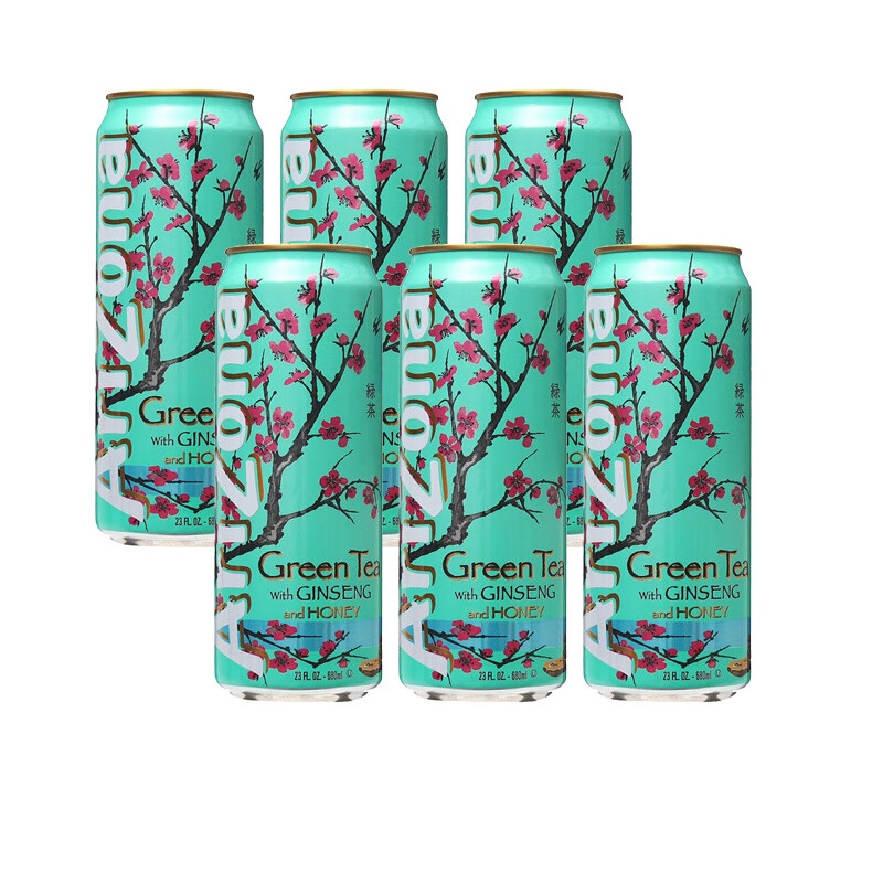 亚利桑那(arizona)美国进口饮料 arizona亚利桑那冰茶饮料果味 蜂蜜