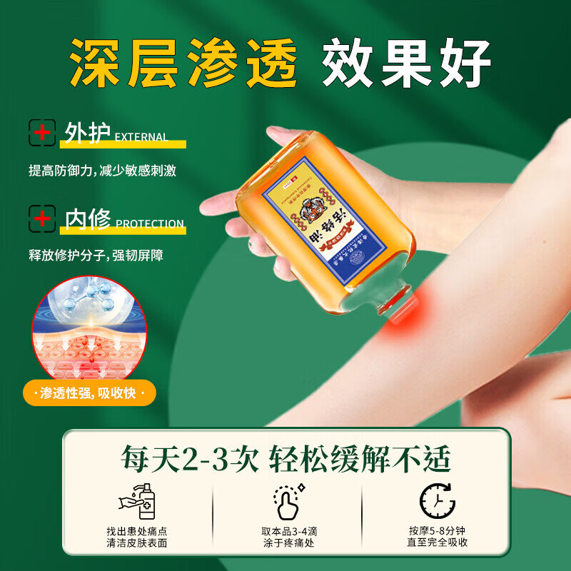 香港玄北大药房活络油跌打损伤关节肿痛酸胀手足麻木肩颈酸痛腰酸 5盒装活络油