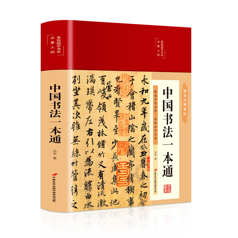 中国书法一本通精装布面精装学习书法的书法 国学经典彩绘艺术常