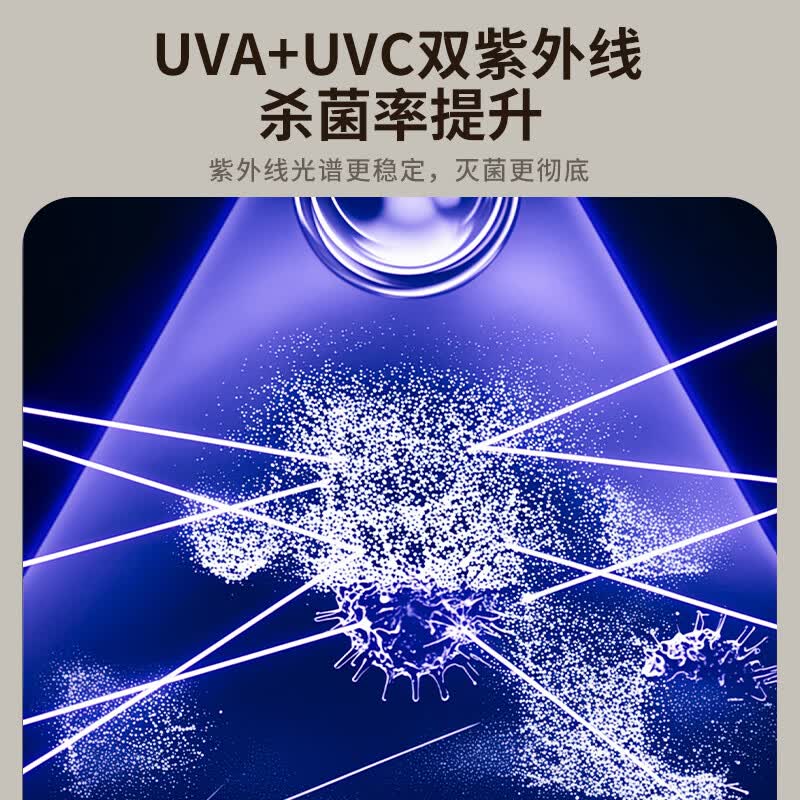 spedu思贝优奶瓶消毒柜婴儿二合一紫外线奶瓶消毒器带烘干多功能收纳 304不锈钢奶瓶层架 20L 紫外线消毒