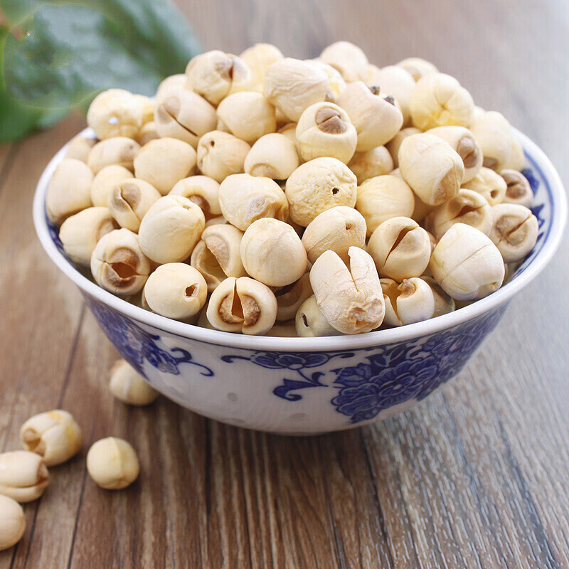 味巴哥白莲去心莲子干货去芯莲子肉莲子干江西特产500g