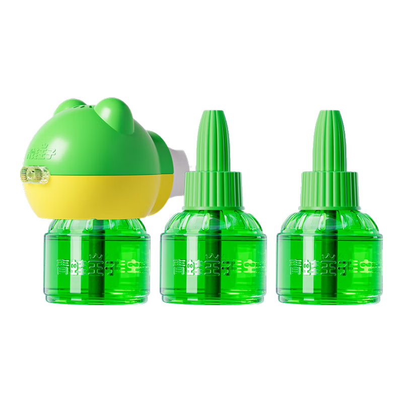 青蛙王子（FROGPRINCE）蚊香液驱蚊液电热蚊香液补充装 驱蚊水家庭装 【3液+1器】长效驱蚊135晚