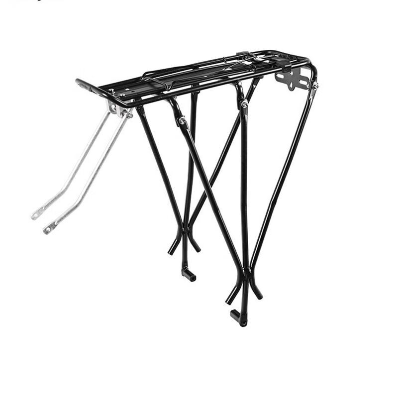 664骑行装备配件铝合金 山地单车载物架碟刹承重自行车后货架 铝货架