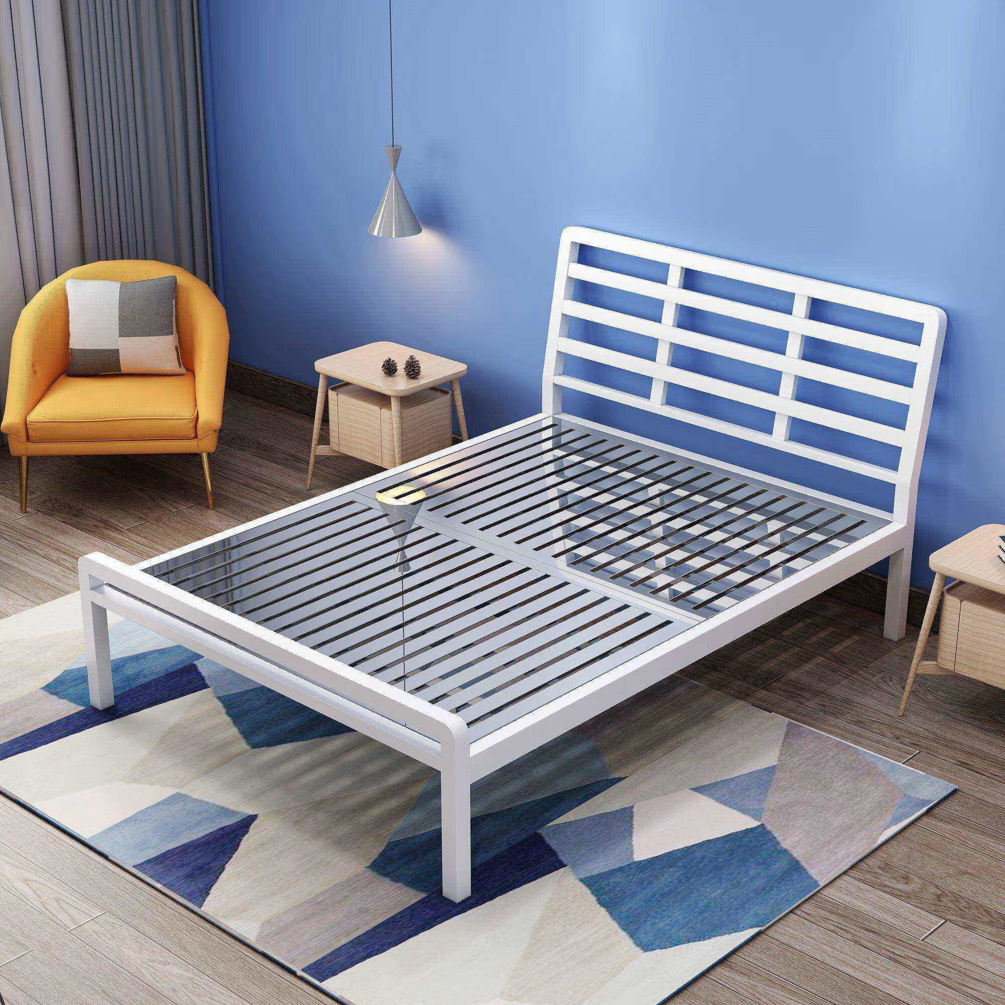 裙裳304不锈钢床头靠背1.5米1.