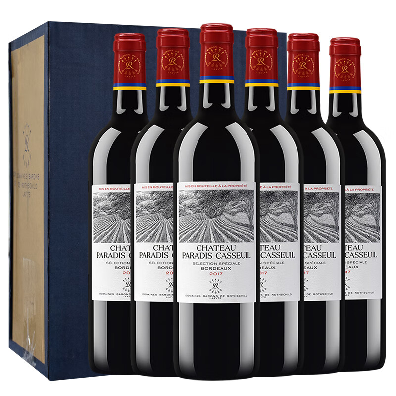 拉菲（LAFITE）凯撒天堂古堡/凯萨干红葡萄酒 法国波尔多进口红酒 750ml 天堂古堡珍酿（2017年份）