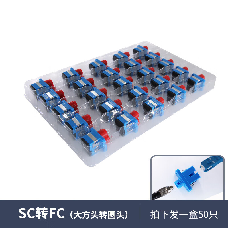 光纤接头对接器耦合器lc转sc法兰盘转接头方转圆双工适配器sc-st转换