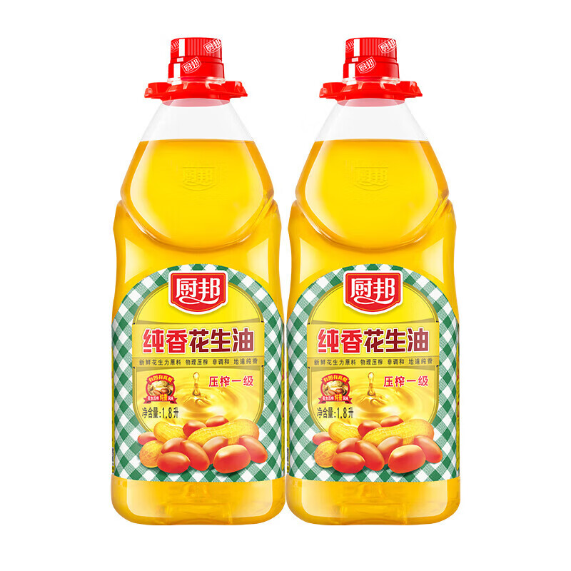 厨邦纯香花生油浓香物理压榨