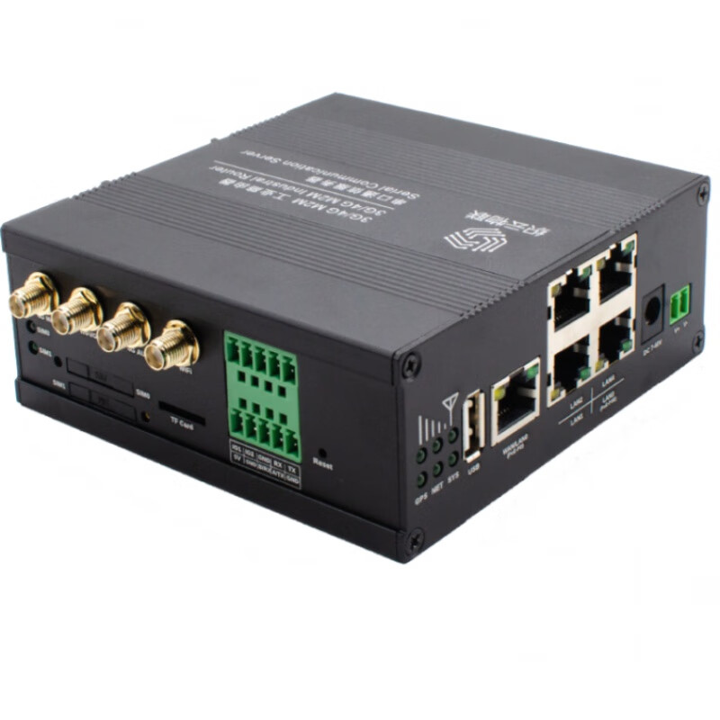 定制ar550织云物联4g 5g工业路由器内网穿透poe双sim plc远程控制 4g