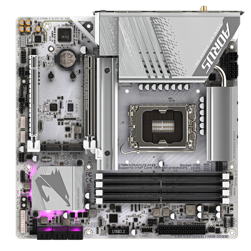 技嘉（GIGABYTE）Z790 主板Z790 AORUS XTREME X ICE 钛金雕支持12代13代14代酷睿台式机主板 Z790M AORUS ELITE AX ICE