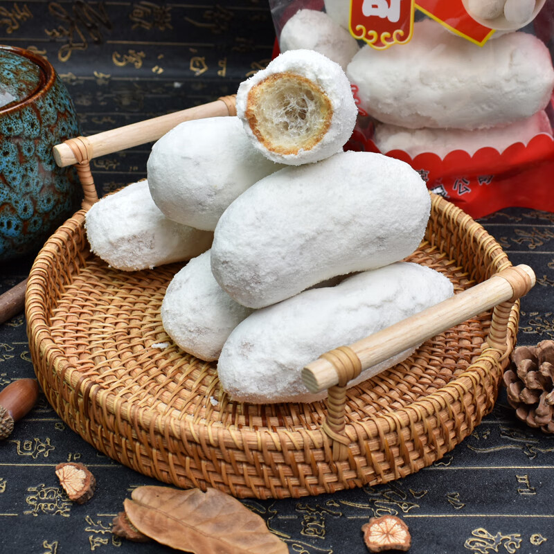 糕点传统手工湖北天门特产雪枣酥脆麻枣儿时怀旧年货零食 大雪枣1斤