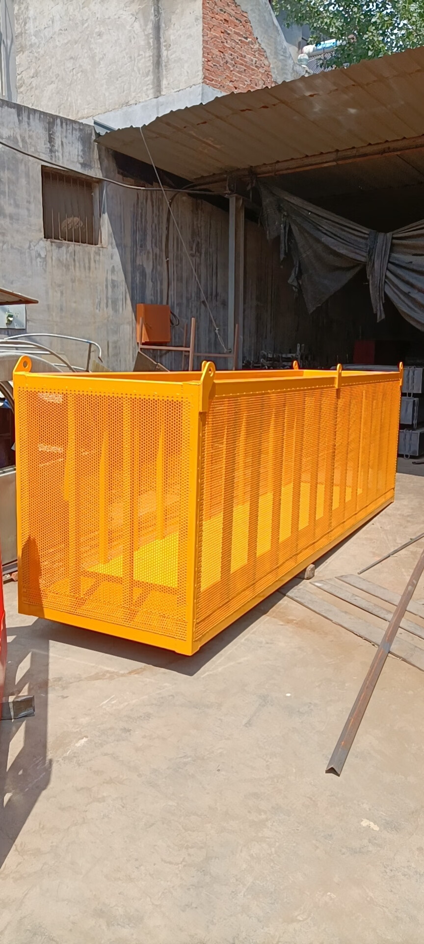 吊车吊篮吊框起重机专用吊车框高空作业篮站人工作筐钢丝绳吊装筐