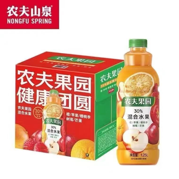 农夫山泉农夫果园番茄味大瓶果蔬汁一整箱1.